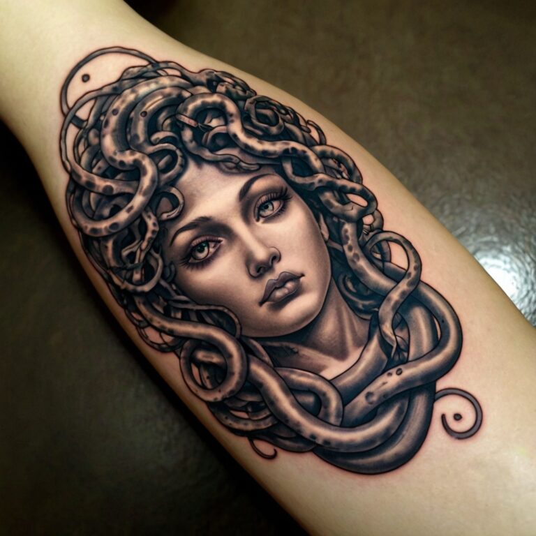Medusa Tattoo Meaning: Power, Protection, and Transformation