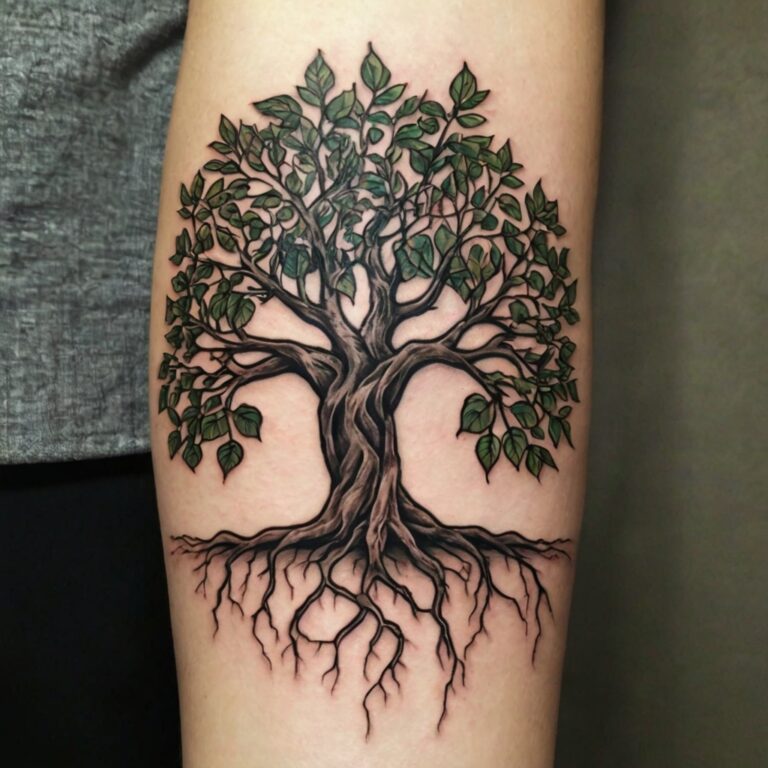 Tree with Roots Tattoo Meaning: Symbols of Strength, Heritage, and Growth Explained for 2024