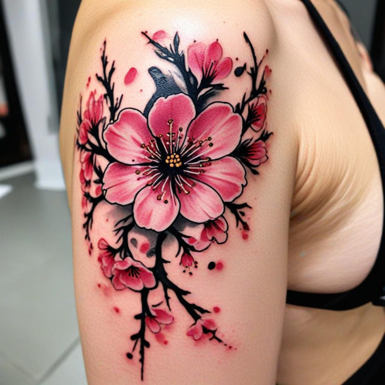 Cherry Blossom Tattoo Meaning: Symbolism & Cultural Significance for 2024