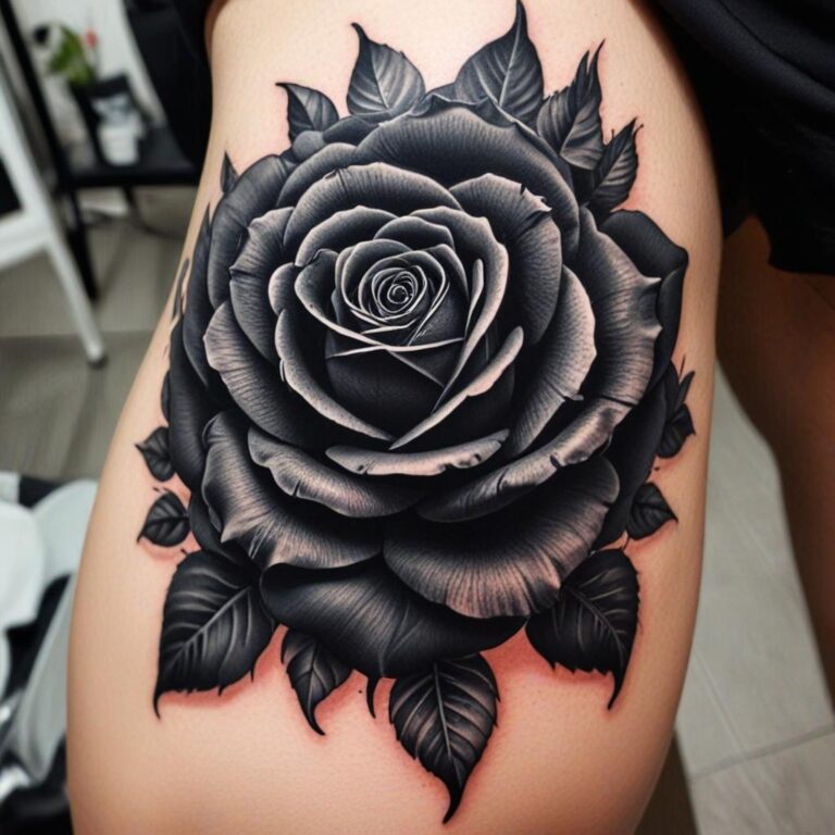 Black Rose Tattoo Meaning: Symbolism, Styles, and Placement Tips