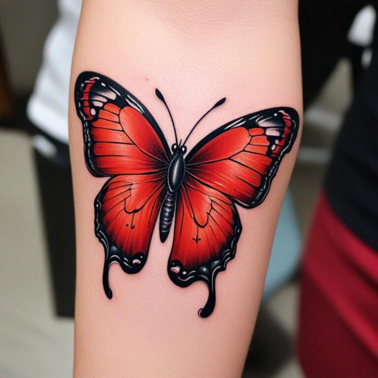 Red Butterfly Tattoo Meaning: Transformation, Passion, and Rebirth Explained