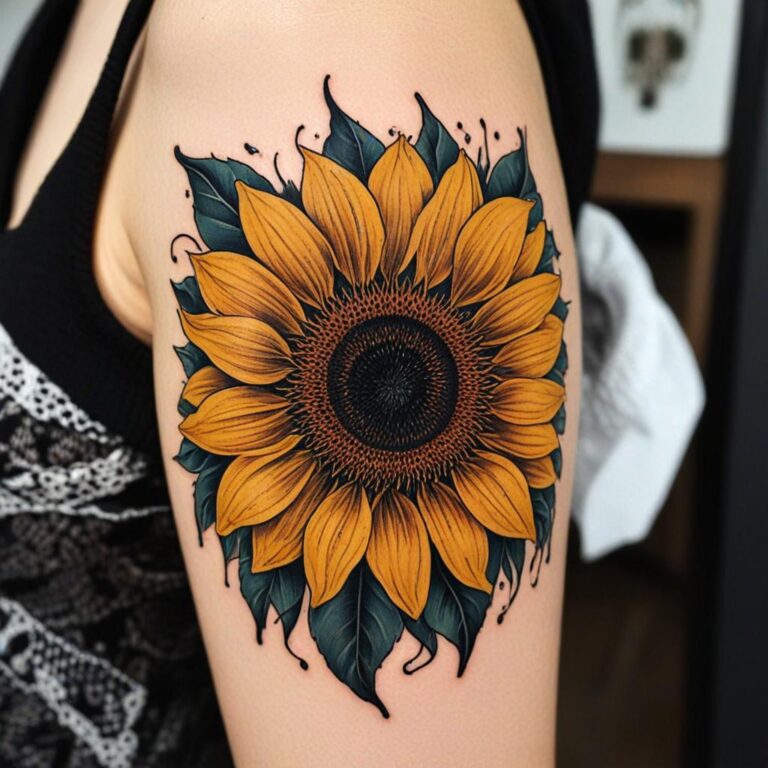 Sunflower Tattoo Meaning: Happiness, Loyalty, and More