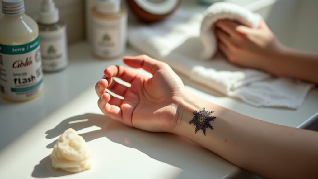 proper care for flash tattoos