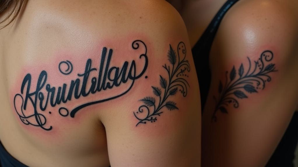 stylish script tattoo fonts