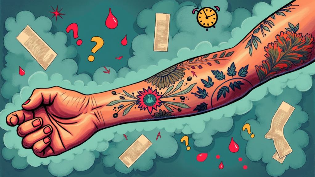 tattoo healing misconceptions debunked